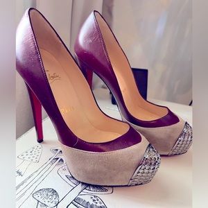 Christian Louboutin Metal toe Heels